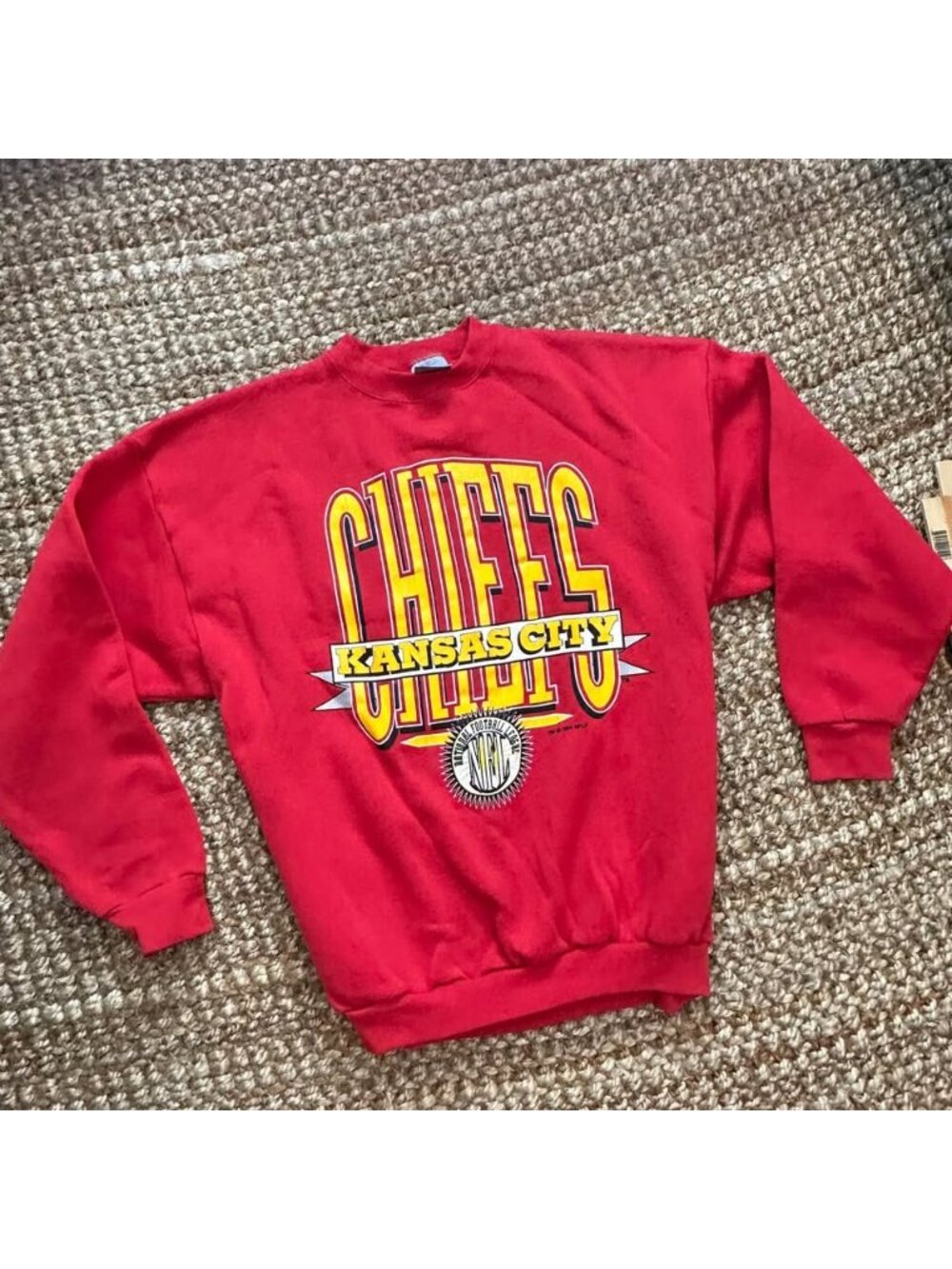 Vintage 1994 Sweatshirt NFL Kansas City Chiefs NFL Red XL Men’s